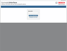 Tablet Screenshot of carmadainterface.com